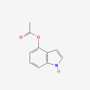 4-Indolyl Acetate chemical structure (CAS 5585-96-6)