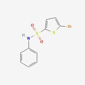 5-Bromo-N-phenylthiophene-2-sulfonamide chemical structure (CAS 55854-43-8)