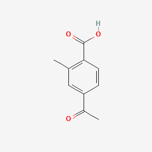 4-Acetyl-2-methylbenzoic acid chemical structure (CAS 55860-35-0)