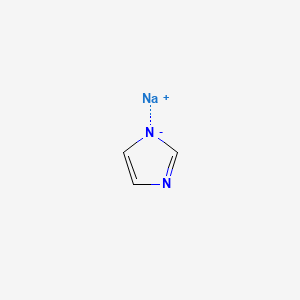 Sodium imidazol-1-ide chemical structure (CAS 5587-42-8)