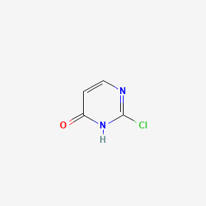 2-Chloropyrimidin-4-ol chemical structure (CAS 55873-09-1)