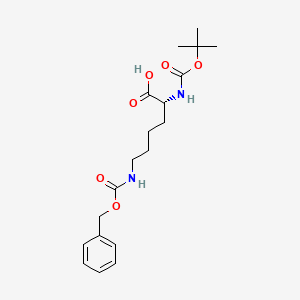 Boc-D-Lys(Z)-OH chemical structure (CAS 55878-47-2)