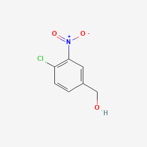 (4-Chloro-3-nitrophenyl)methanol chemical structure (CAS 55912-20-4)