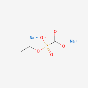 Disodium (ethyl phosphono)formate chemical structure (CAS 55920-24-6)