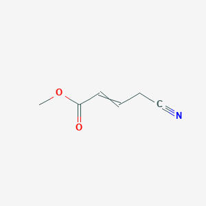 Methyl 4-cyanobut-2-enoate chemical structure (CAS 55928-44-4)