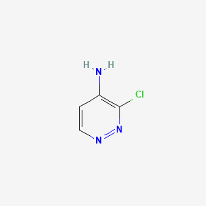 3-Chloropyridazin-4-amine chemical structure (CAS 55928-83-1)