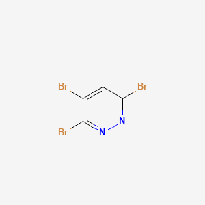 3,4,6-Tribromopyridazine chemical structure (CAS 55928-86-4)