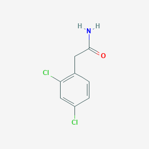 2-(2,4-Dichlorophenyl)acetamide chemical structure (CAS 55954-27-3)