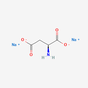 L-Aspartic acid sodium chemical structure (CAS 5598-53-8)