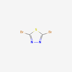 2,5-Dibromo-1,3,4-thiadiazole chemical structure (CAS 55981-29-8)