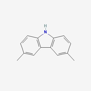 3,6-Dimethyl-9H-carbazole chemical structure (CAS 5599-50-8)