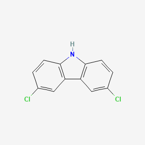 3,6-Dichloro-9H-carbazole chemical structure (CAS 5599-71-3)