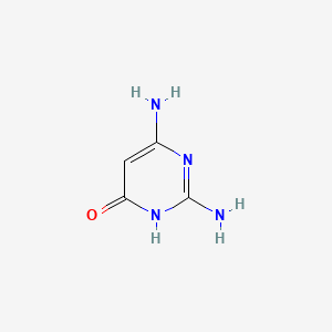 2,6-Diaminopyrimidin-4(1H)-one chemical structure (CAS 56-06-4)