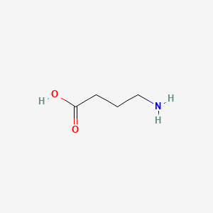 4-Aminobutyric acid chemical structure (CAS 56-12-2)