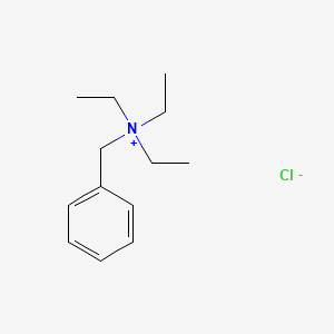 Benzyl triethylammonium chloride chemical structure (CAS 56-37-1)