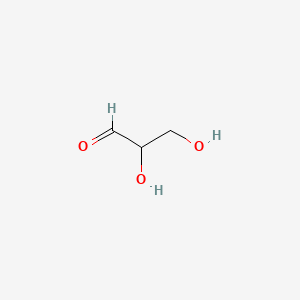 2,3-Dihydroxypropanal chemical structure (CAS 56-82-6)