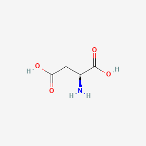 (S)-2-Aminosuccinic acid chemical structure (CAS 56-84-8)
