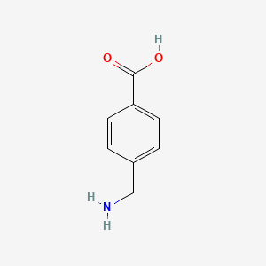 4-(Aminomethyl)benzoic acid chemical structure (CAS 56-91-7)