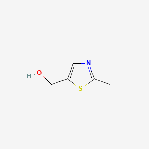 (2-Methylthiazol-5-yl)methanol chemical structure (CAS 56012-38-5)