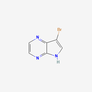 3-Bromo-4,7-diazaindole chemical structure (CAS 56015-31-7)