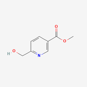 Methyl 6-(hydroxymethyl)nicotinate chemical structure (CAS 56026-36-9)