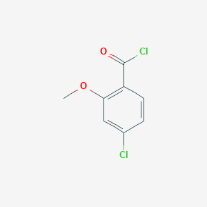 4-Chloro-2-methoxybenzoyl chloride chemical structure (CAS 5607-64-7)