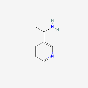 1-(Pyridin-3-yl)ethanamine chemical structure (CAS 56129-55-6)