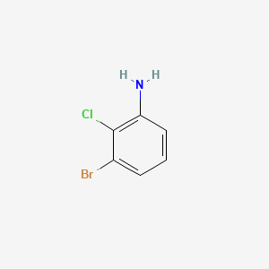 3-Bromo-2-chloroaniline chemical structure (CAS 56131-46-5)