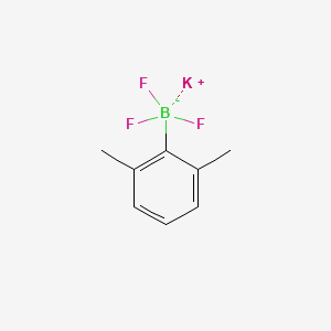 Potassium (2,6-dimethylphenyl)trifluoroborate chemical structure (CAS 561328-67-4)