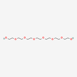 3,6,9,12,15,18-Hexaoxaicosane-1,20-diol chemical structure (CAS 5617-32-3)