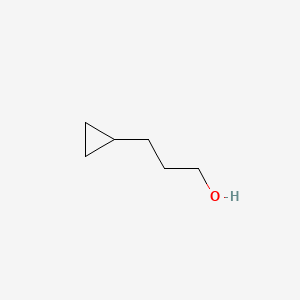 3-Cyclopropylpropan-1-ol chemical structure (CAS 5618-01-9)