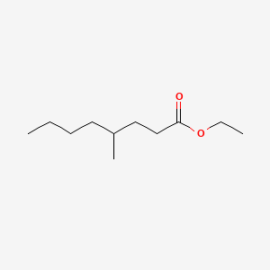 Ethyl 4-methyloctanoate chemical structure (CAS 56196-53-3)