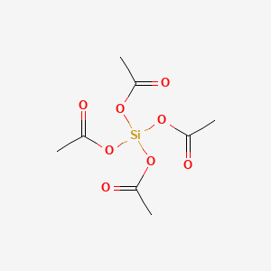 Silicon(IV) acetate chemical structure (CAS 562-90-3)