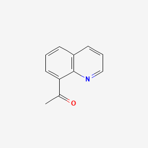1-(Quinolin-8-yl)ethanone chemical structure (CAS 56234-20-9)