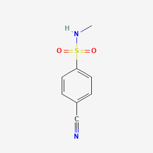 4-Cyano-N-methylbenzene-1-sulfonamide chemical structure (CAS 56236-82-9)