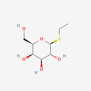 (2S,3R,4S,5R,6R)-2-(Ethylthio)-6-(hydroxymethyl)tetrahydro-2H-pyran-3,4,5-triol chemical structure (CAS 56245-60-4)