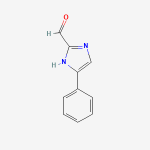 5-Phenyl-1H-imidazole-2-carbaldehyde chemical structure (CAS 56248-10-3)