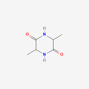 3,6-Dimethylpiperazine-2,5-dione chemical structure (CAS 5625-46-7)