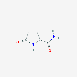 5-Oxopyrrolidine-2-carboxamide chemical structure (CAS 5626-52-8)