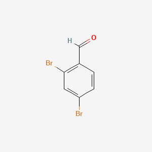 2,4-Dibromobenzaldehyde chemical structure (CAS 5629-98-1)
