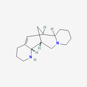 (6R,6aR,13R,13aS)-2,3,4,6,6a,7,8,9,10,12,13,13a-Dodecahydro-1H-6,13-methanodipyrido[1,2-a:3',2'-e]azocine chemical structure (CAS 56293-29-9)