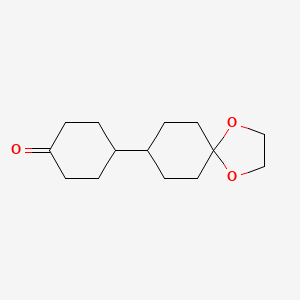 Bicyclohexane-4,4-dione Monoethylene Ketal chemical structure (CAS 56309-94-5)