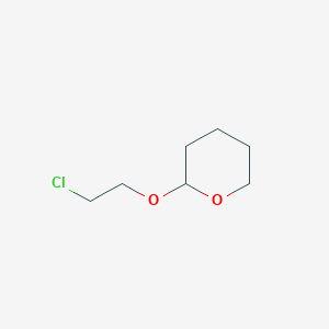 2-(2-Chloroethoxy)tetrahydro-2H-pyran chemical structure (CAS 5631-96-9)