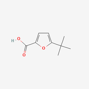 5-(tert-Butyl)furan-2-carboxylic acid chemical structure (CAS 56311-39-8)