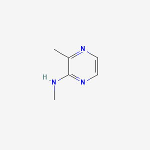 N,3-Dimethylpyrazin-2-amine chemical structure (CAS 56343-46-5)