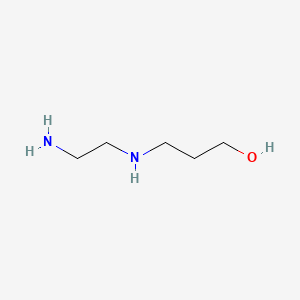 3-((2-Aminoethyl)amino)propan-1-ol chemical structure (CAS 56344-32-2)