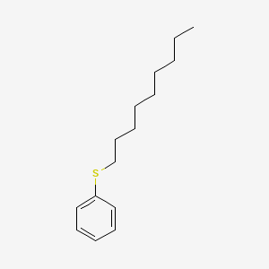 Nonyl(phenyl)sulfane chemical structure (CAS 56358-04-4)