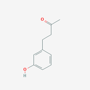 4-(3-Hydroxyphenyl)butan-2-one chemical structure (CAS 56363-73-6)