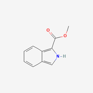 2H-Isoindole-1-carboxylic acid methyl ester chemical structure (CAS 56365-71-0)