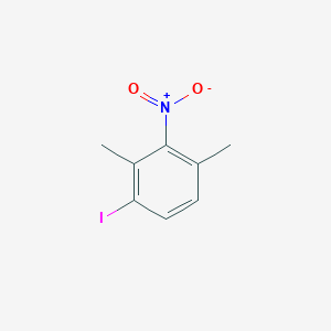 1-Iodo-2,4-dimethyl-3-nitrobenzene chemical structure (CAS 56404-21-8)